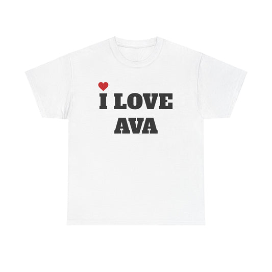 I LOVE AVA <3 T-Shirt