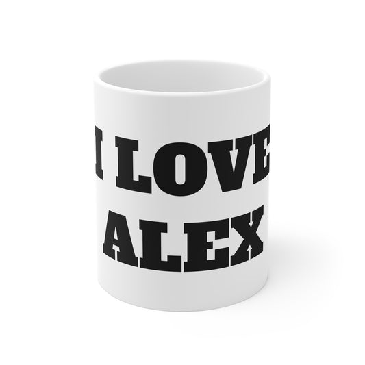 I LOVE ALEX MUG