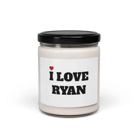 I LOVE RYAN <3 CANDLE