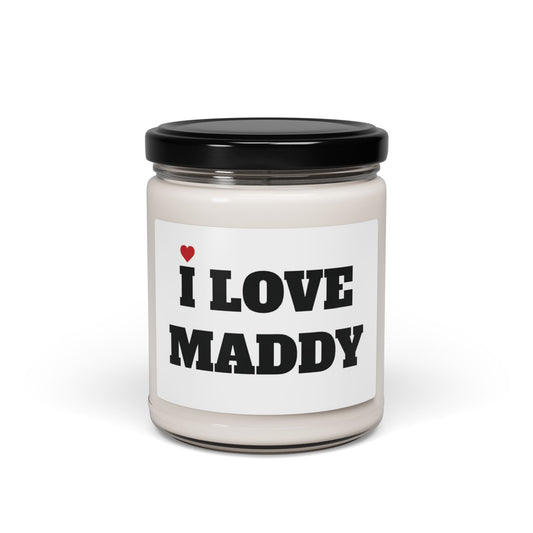 I LOVE MADDY <3 CANDLE