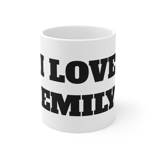 I LOVE EMILY MUG