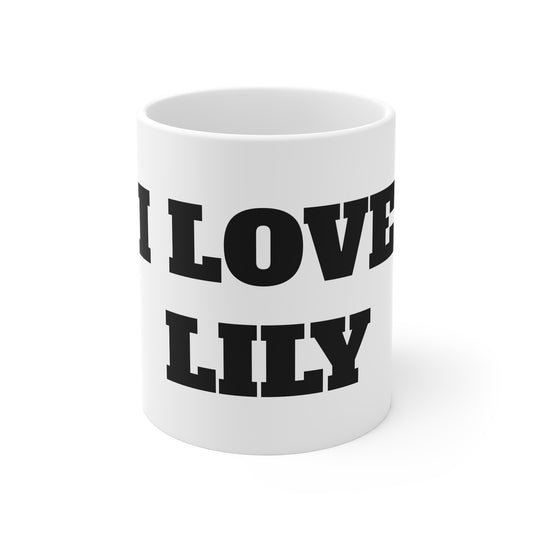 I LOVE LILY MUG