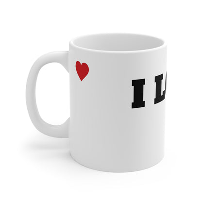 CREATE YOUR OWN I LOVE YOU MUG