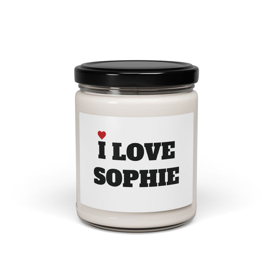 I LOVE SOPHIE <3 CANDLE