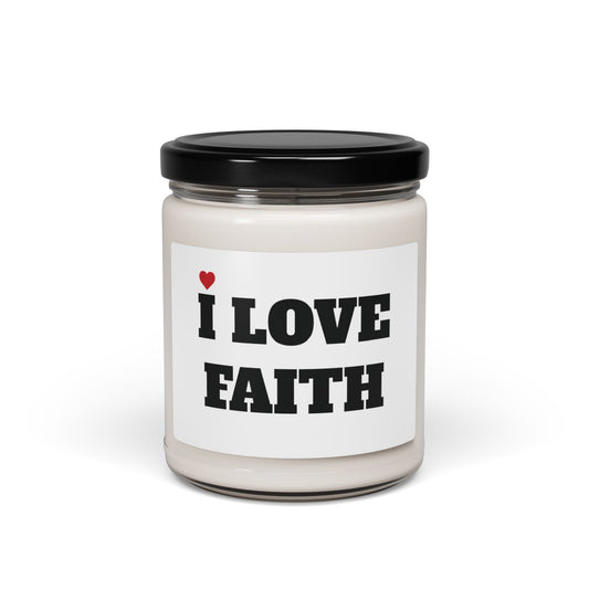 I LOVE FAITH <3 CANDLE