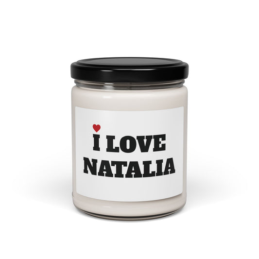 I LOVE NATALIA <3 CANDLE