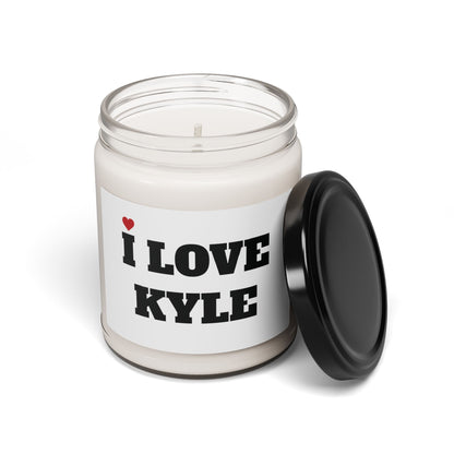 I LOVE KYLE <3 CANDLE