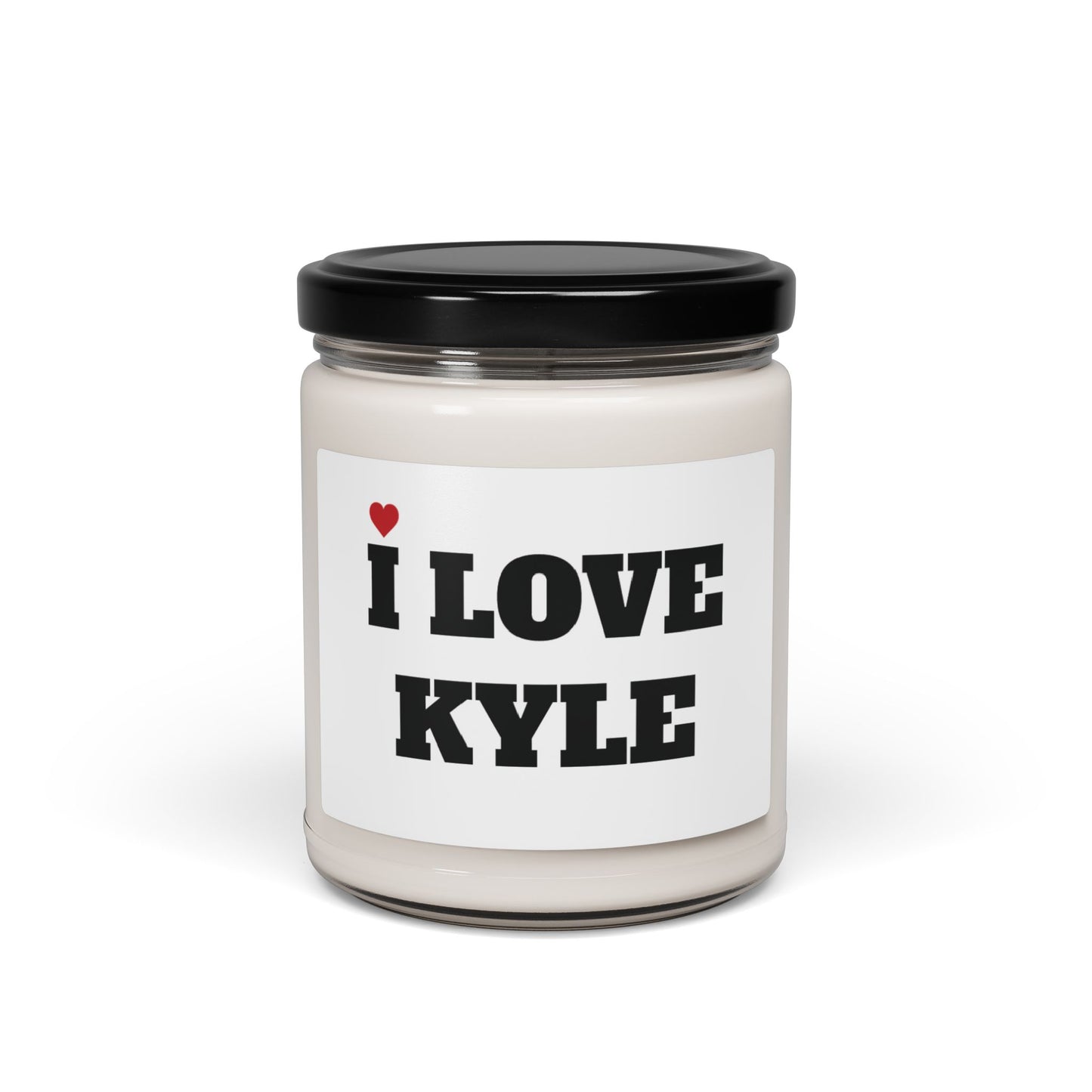 I LOVE KYLE <3 CANDLE