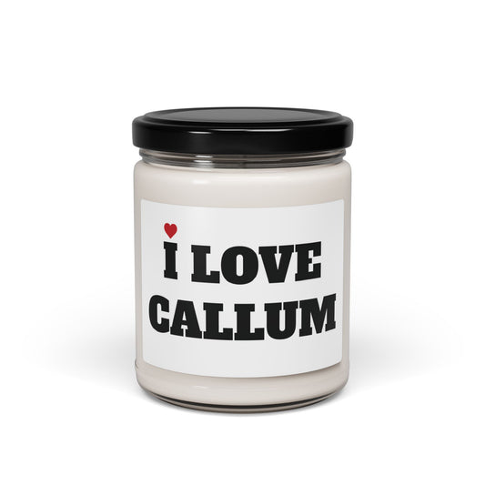 I LOVE CALLUM <3 CANDLE