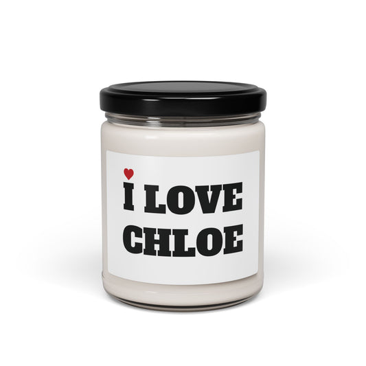 I LOVE CHLOE <3 CANDLE