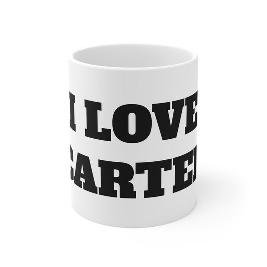 I LOVE CARTER MUG