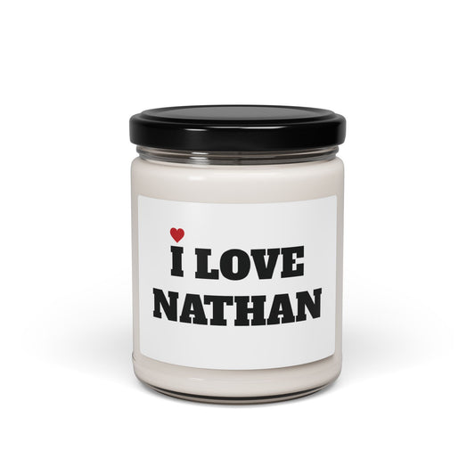 I LOVE NATHAN <3 CANDLE